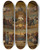Triptych art skateboard deck of Giuseppe Cades Disputation Over The Most Holy Sacrament by Giuseppe Cades (1750-1799)