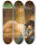 Triptych art skateboard deck of Lon Franois Comerre The Lengendary Tunic by Leon Francois Comerre (1850-1916)