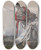 Triptych art skateboard deck of John Richard Coke Smyth Indians Bartering by John Richard Coke Smyth (1808-1882)