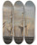 Triptych art skateboard deck of Christoffer Wilhelm Eckersberg An American Naval Brig Lying At Anchor While Her Sails Are Drying by Christoffer Wilhelm Eckersberg (1783-1853)