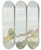 Triptych art skateboard deck of Sir George Hayter Freshwater Bay Isle Of Wight by Sir George Hayter (1792-1871)