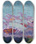 Triptych art skateboard deck of Maurice Denis Ocean Coast by Maurice Denis (1870-1943)