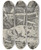 Triptych art skateboard deck of Robert Hills Cattle Resting by Robert Hills (1769-1844)