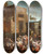 Triptych art skateboard deck of Giuseppe Maria Crespi The Massacre Of The Innocents by Giuseppe Maria Crespi (1665-1747)