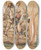 Triptych art skateboard deck of Friedrich Von Nerly Greek Sailors On A Venetian Canal by Friedrich Von Nerly (1807-1878)