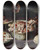 Triptych art skateboard deck of Osias Beert The Elder A Still Life Of Porcelain Vessels Containing Sweets by Osias Beert The Elder (1580-1624)