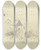 Triptych art skateboard deck of Jakob Frchtegott Dielmann Michaelskapelle In Alken by Jakob Furchtegott Dielmann (1809-1885)