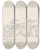 Triptych art skateboard deck of Henry Thomas Alken Scraps No 17 Racing Three Horses With Jockeys Up Galloping To Right by Henry Thomas Alken (1785-1851)
