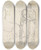 Triptych art skateboard deck of Hubert Robert One Of The Dioscuri And A Barbarian Prisoner by Hubert Robert (1733-1808)