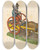 Triptych art skateboard deck of Isidore Danziger Toy Bank Donkey And Cart by Isidore Danziger