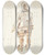 Triptych art skateboard deck of Peter Hansen Studier Af Rustninger_2 by Peter Hansen (1868-1928)