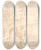 Triptych art skateboard deck of Maarten Van Heemskerck Filip Dber Tioperdronningen Kandakes Skatmester by Maarten Van Heemskerck (1498-1574)