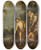 Triptych art skateboard deck of Follower Of Jacob Jordaens Judgement Of Midas by Follower Of Jacob Jordaens (1593-1678)