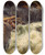 Triptych art skateboard deck of August Cappelen Study Of A Waterfall by August Cappelen (1827-1852)