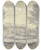 Triptych art skateboard deck of Ramsay Richard Reinagle Baumreiche Landschaft Mit Zwei Schafen Im Vordergrund by Ramsay Richard Reinagle (1775-1862)