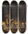 Triptych art skateboard deck of Pehr Hillestrm In The Anchorforge At Sderfors The Smiths Hard At Work by Pehr Hillestrom (1732-1816)
