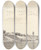 Triptych art skateboard deck of William Hodges Original Drawings For Choix De Vues De Linde And Others Pl25 by William Hodges (1744-1797)