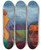 Triptych art skateboard deck of Karl Wiener Ohne Titel Aus Die 150 Bltter X by Karl Wiener (1901-1949)