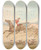 Triptych art skateboard deck of Henry Thomas Alken Jumping A Double Oxer A Rider In Difficulties by Henry Thomas Alken (1785-1851)