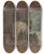 Triptych art skateboard deck of Anton Mauve Paard In Een Stal Bij Een Open Staldeur by Anton Mauve (1838-1888)