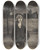 Triptych art skateboard deck of Karl Wiener Ohne Titel Frau Mann by Karl Wiener (1901-1949)