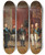 Triptych art skateboard deck of Ferdinand Georg Waldmller Reception Of Grand Duke Alexander Nikolayevich By Prince Metternich In The Vienna Hofburg In 1839 by Ferdinand Georg Waldmuller (1793-1865)