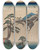 Triptych art skateboard deck of And Hiroshige Tokaido Gojusantsugi Pl49 by Ando Hiroshige (1797-1858)