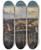 Triptych art skateboard deck of Max Beckmann Grosser Steinbruch In Oberbayern Large Quarry In Upper Bavaria by Max Beckmann (1884-1950)