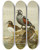 Triptych art skateboard deck of Allan Brooks Harlequin Duck by Allan Brooks (1869-1946)