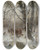Triptych art skateboard deck of Dsir Thomassin Jger Im Winterwald by Desire Thomassin (1858-1933)