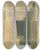 Triptych art skateboard deck of David Humbert De Superville Egyptisch Poortgebouw Met Trapopgang Grote Steenblokken by David Humbert De Superville (1770-1849)