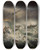 Triptych art skateboard deck of George Baxter The Wreck Of The Reliance November 12 1842 by George Baxter (1804-1867)