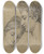 Triptych art skateboard deck of Josephferdinand Lancrenon Study Of Heads For Study For Castor And Pollux Freeing Helen_1 by Joseph-Ferdinand Lancrenon (1794-1874)