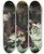 Triptych art skateboard deck of Eduard Karl Franz Von Gebhardt The Raising Of Lazarus by Eduard Karl Franz Von Gebhardt (1838-1925)