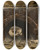 Triptych art skateboard deck of Constantin Meunier An Old Bridge by Constantin Meunier (1831-1905)