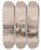 Triptych art skateboard deck of David Roberts Temple Of Isis On The Roof Of The Great Temple Of Dendera Dandara by David Roberts (1796-1864)