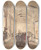 Triptych art skateboard deck of Franoismarius Granet A Cardinal Examining A Painting In A Cloister by Franois-Marius Granet (1775-1849)