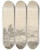 Triptych art skateboard deck of Nicolaes Pietersz Berchem Dune Landscape With Shepherds by Nicolaes Pietersz Berchem (1620-1683)