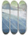 Triptych art skateboard deck of Ernst Schiess View On The Aletsch Glacier Ii by Ernst Schiess (1872-1919)