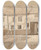 Triptych art skateboard deck of Rev James Bulwer One From A Volume Of Drawings And Prints_48 by Rev James Bulwer (1794-1879)