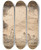 Triptych art skateboard deck of George Morland Peasants In A Grotto by George Morland (1763-1804)