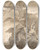Triptych art skateboard deck of Godfried Maes Illustrations To The Metamorphoses Of Ovid Jupiter And Io 1 Jupiter And Io Disguised As A White Beifer 2 Mercury Rescuing Io From Argus 3_3 by Godfried Maes (1649-1700)