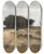 Triptych art skateboard deck of Anton Mauve On The Heath Near Laren by Anton Mauve (1838-1888)
