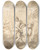 Triptych art skateboard deck of Godfried Maes Illustrations To The Metamorphoses Of Ovid Jupiter And Io 1 Jupiter And Io Disguised As A White Beifer 2 Mercury Rescuing Io From Argus 3_2 by Godfried Maes (1649-1700)
