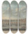 Triptych art skateboard deck of Pierre Michel Alix View Du Pont De Westminster by Pierre Michel Alix