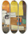 Triptych art skateboard deck of Roger De La Fresnaye Nature Morte Au Carr Jaune by Roger De La Fresnaye (1885-1925)