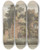 Triptych art skateboard deck of Thomas Daniell Oriental Scenery Pl04 by Thomas Daniell (1749-1840)