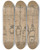 Triptych art skateboard deck of Robert Polhill Bevan Religious Ceremony Brittany by Robert Polhill Bevan (1865-1925)