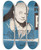 Triptych art skateboard deck of Us Information Agency Atoms For Peace_1 by U S Information Agency (1953-1999)