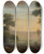 Triptych art skateboard deck of John Wootton Classical Landscape With Figures And Animals Sunset by John Wootton (1686-1765)